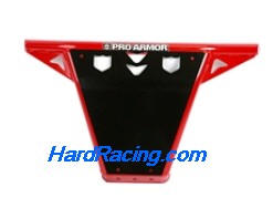 Pro Armor Racing front bumper aluminum red
