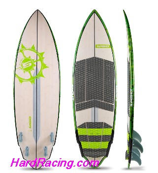 Slingshot Angry Swallow 2019 Kiteboard Surfboard Directional incl Fins SALE 