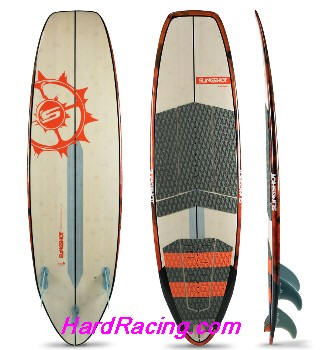 Slingshot Angry Swallow 2019 Kiteboard Surfboard Directional incl Fins SALE 