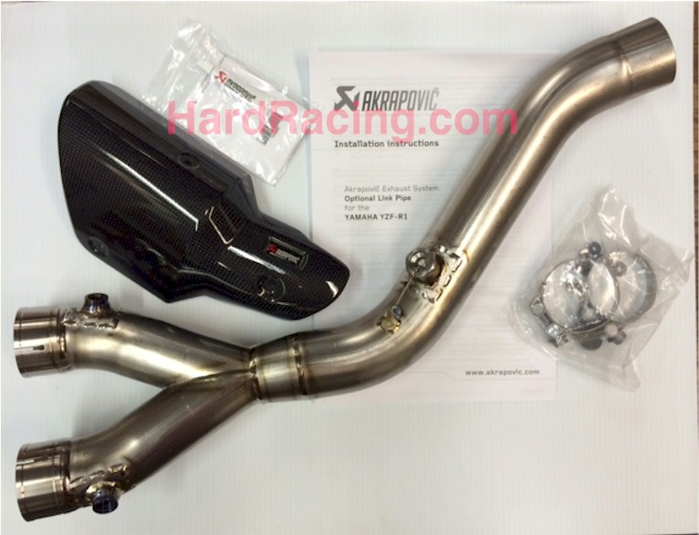 Akrapovic Link Pipe for 04-06 Yamaha YZF-R1 Stainless Steel 