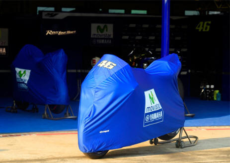 capit motorcycle cover blue