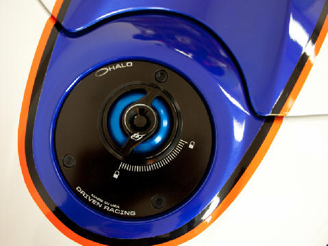 Driven Racing Halo Fuel Cap Blue 