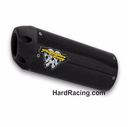 Two Brothers Exhaust Storm Hurricane carbon fiber 005-49204-hu